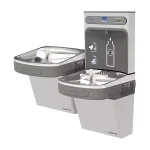 Elkay ezH2O® Bottle Filling Station with Versatile Bi-Level ADA Cooler Non-Filtered Refrigerated Stainless 220V