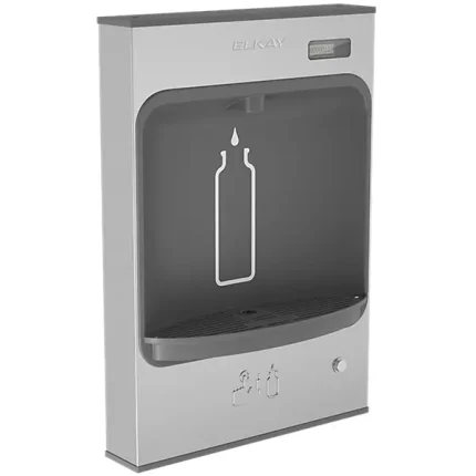 ezH2O® Mechanical Bottle Filling Station Surface Mount Battery Powered Non-Filtered Non-Refrigerated Stainless