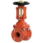 OS&Y RESILIENT WEDGE GATE VALVE WITH FLANGED ENDS 2-3"