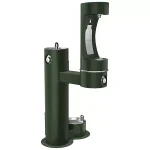 Outdoor ezH2O® Lower Bottle Filling Station Bi-Level Pedestal with Pet Station Non-Filtered Non-Refrigerated