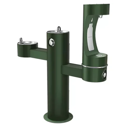 Outdoor ezH2O® Lower Bottle Filling Station Tri-Level Pedestal Non-Filtered Non-Refrigerated
