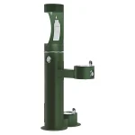 Outdoor ezH2O® Upper Bottle Filling Station Bi-Level Pedestal with Pet Station Non-Filtered Non-Refrigerated