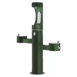 Outdoor ezH2O® Upper Bottle Filling Station Tri-Level Pedestal Non-Filtered Non-Refrigerated