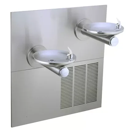 SwirlFlo® Bi-level ADA Fountain with Mounting Frame Non-filtered Refrigerated Stainless 220V